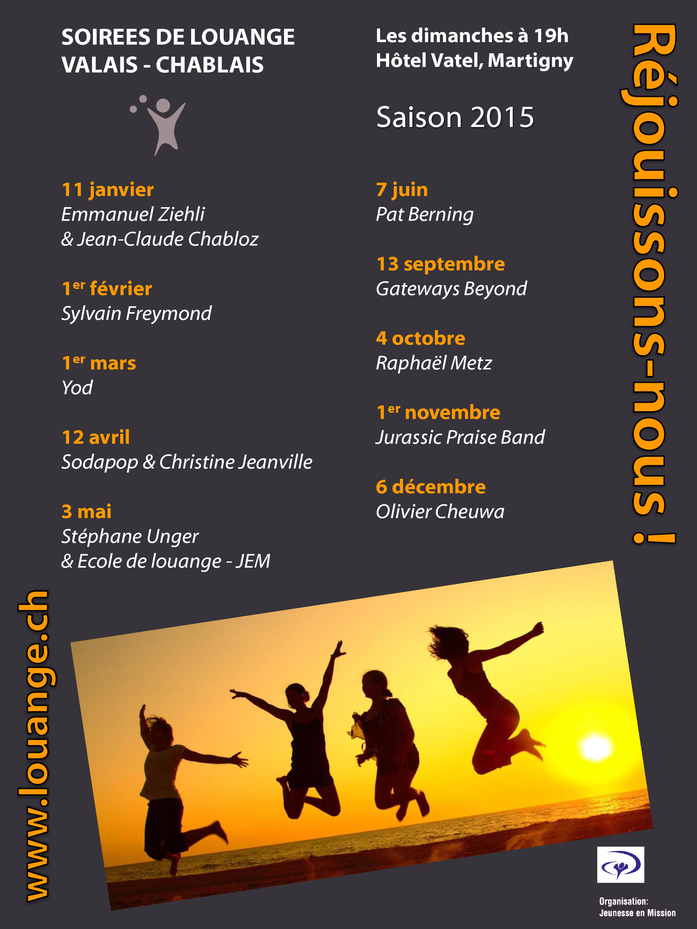 NEW : Programme 2015