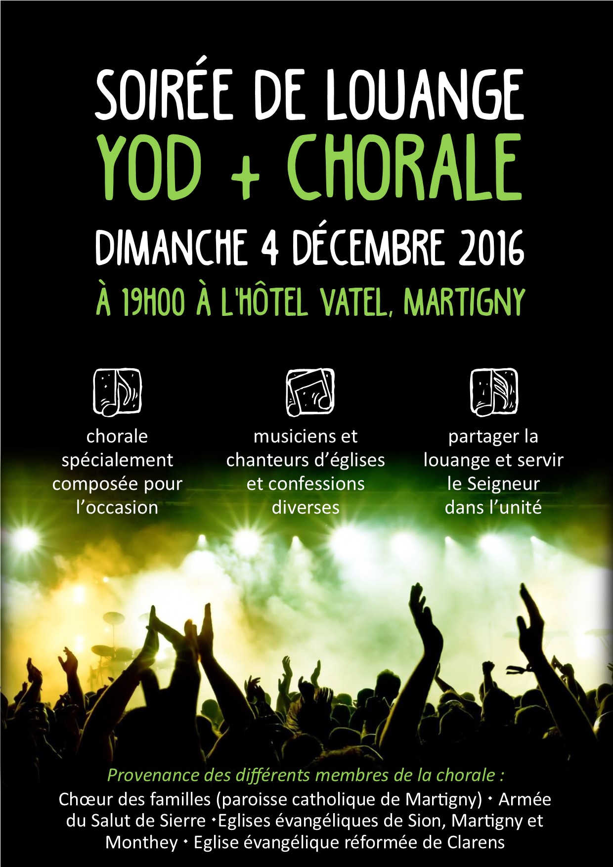 Evénement spécial! Ne manquez pas le 4 décembre à 19h!